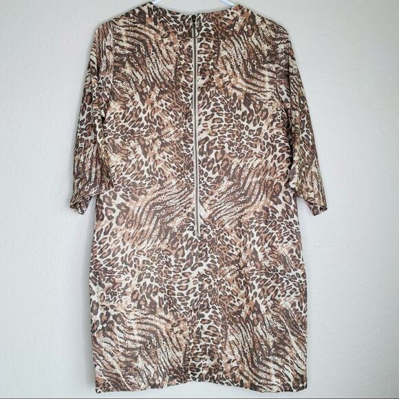 NWT SPELL & The Gypsy Ada Leopard Tunic Mini Dress - Picture 9 of 14
